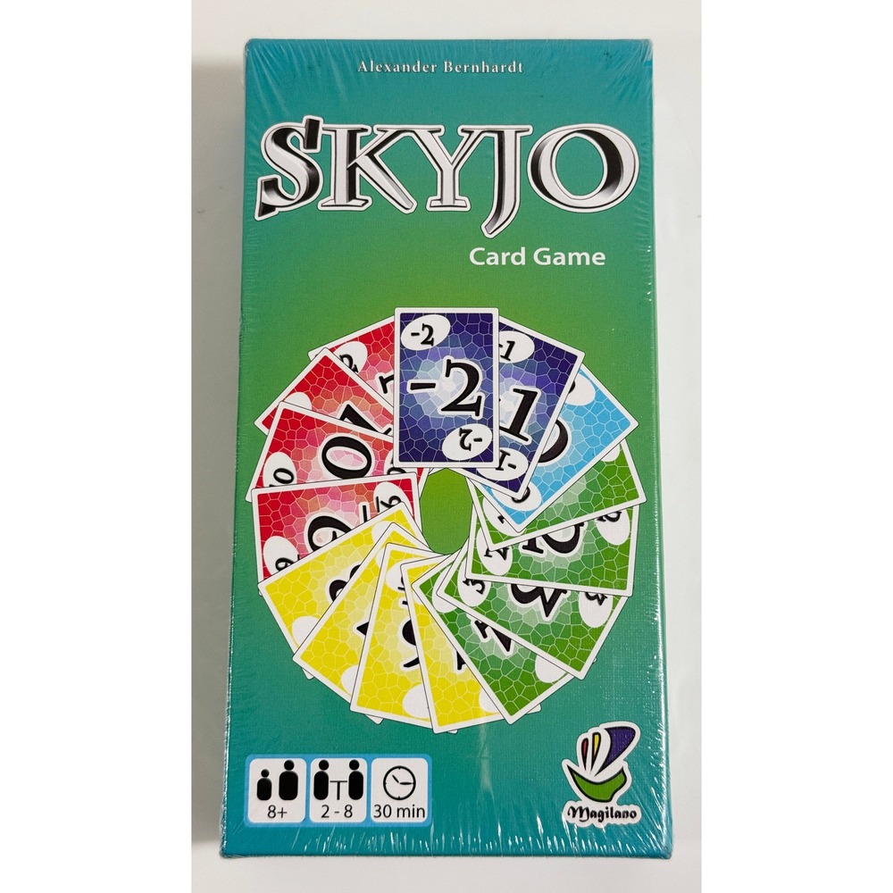 Magilano Skyjo Card Game Unisex OS Green Strategy Family Fun NIB